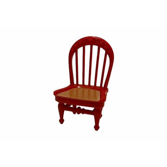 Fisher-Price Loving Family Red Dinner Table Chair For Dollhouse Playset - Picture 1 of 5